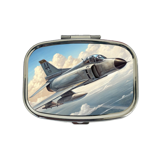 F-4 Phantom II Fighter Bomber Jet Plane Travel Pill Box Case