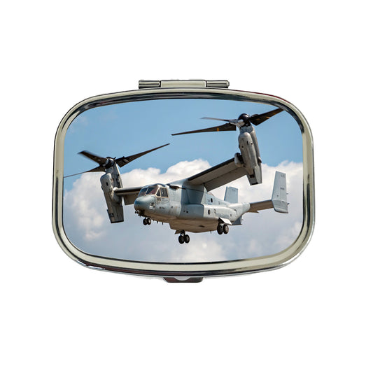 V-22 Osprey Tiltrotor Military Transport Travel Pill Box Case