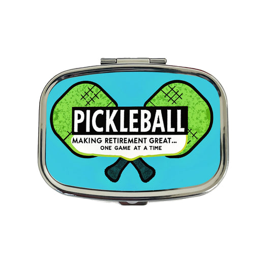 Pickleball Making Retirement Great One Game At A Time Travel Pill Box Case