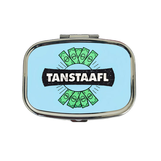 TANSTAAFL There Ain't No Such Thing As A Free Lunch Funny Acronym Travel Pill Box Case