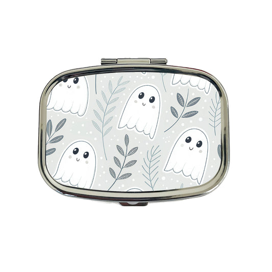Adorable Ghosts Halloween Travel Pill Box Case