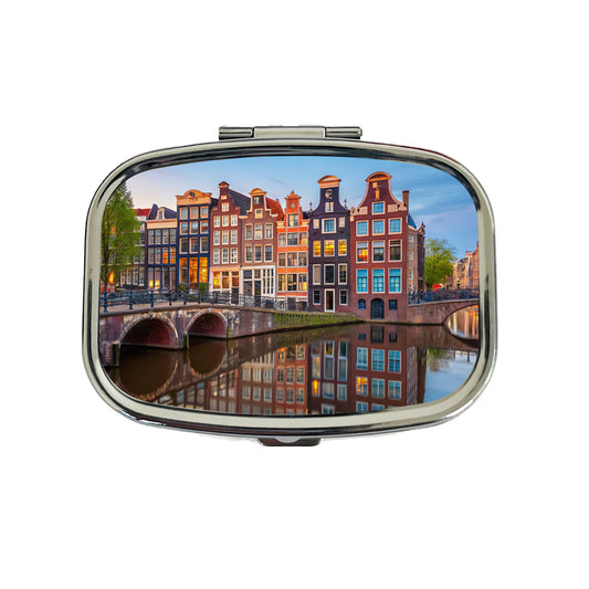 Amsterdam Netherlands Photo Travel Pill Box Case