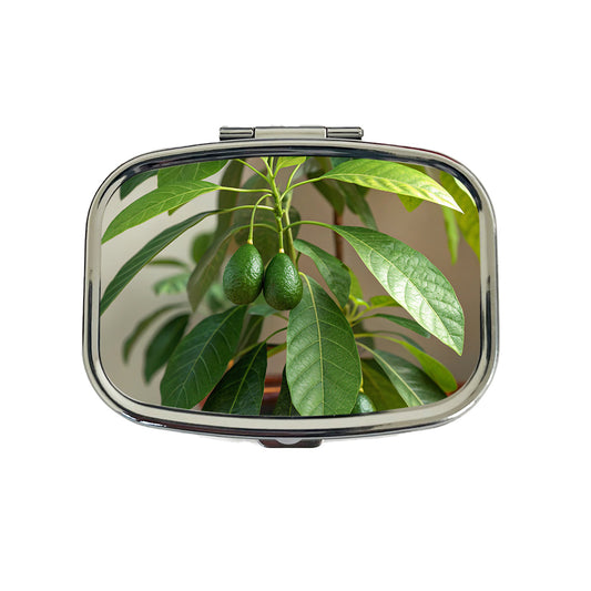 Avocados On Plant Travel Pill Box Case