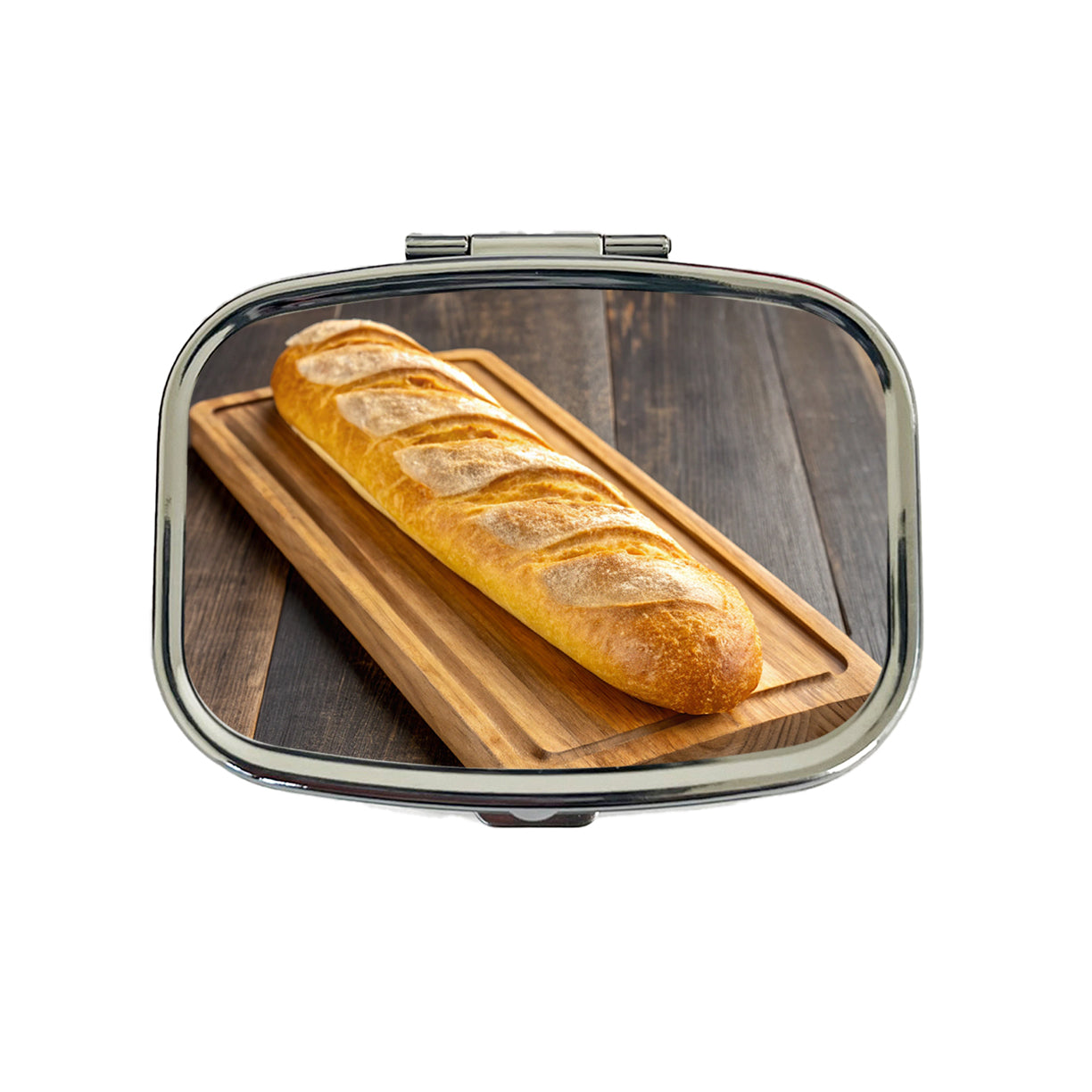 Baguette Bread Board Travel Pill Box Case