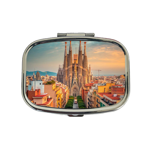 Barcelona Spain Beautiful Travel Pill Box Case