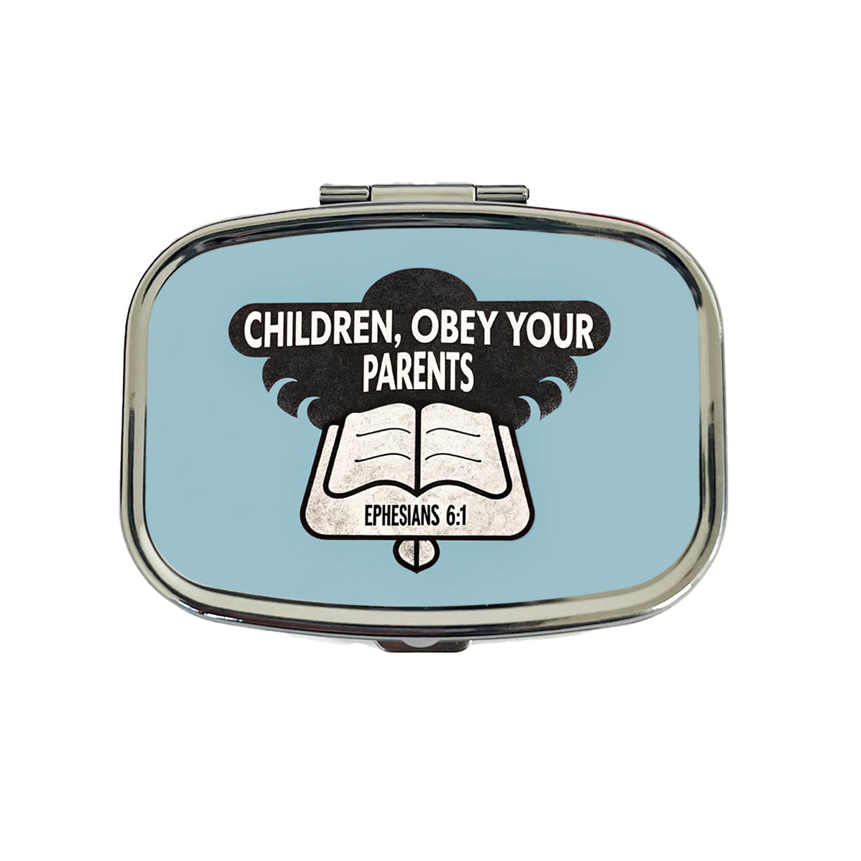 Children Obey Your Parents Ephesians Bible Verse Travel Pill Box Case