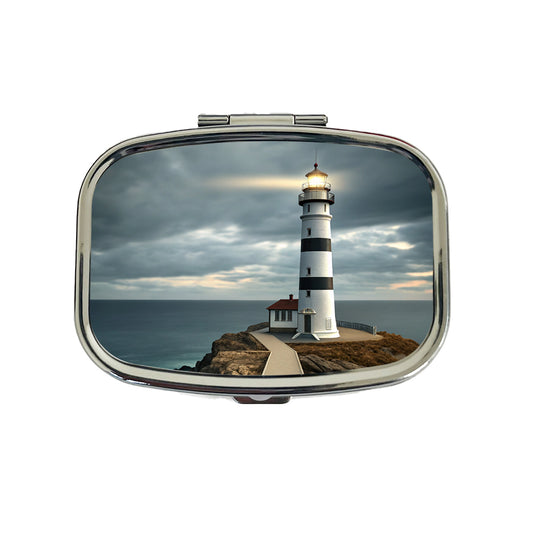 Coastal Lighthouse Ocean Travel Pill Box Case