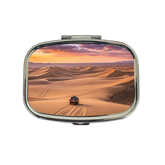 Desert Safari Sand Dunes Travel Pill Box Case