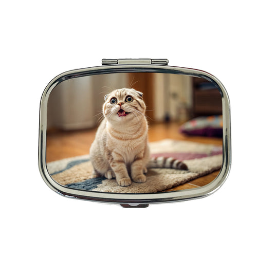 Dopey Cat Silly Travel Pill Box Case