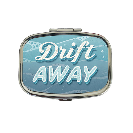 Drift Away Sea Foam Ocean Travel Pill Box Case