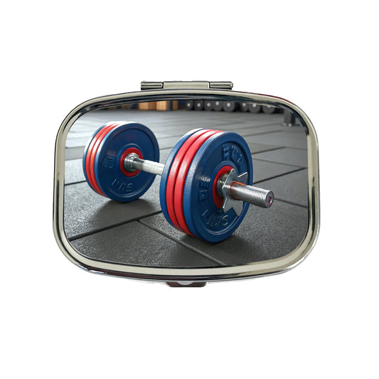 Dumbbells Workout Exercise Gym Travel Pill Box Case
