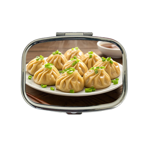 Dumplings Steaming Travel Pill Box Case