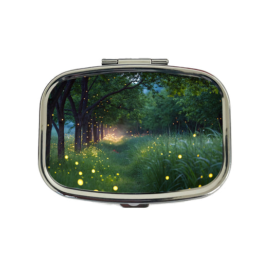 Fireflies In Nature Travel Pill Box Case