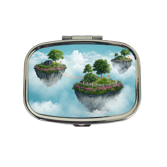 Floating Islands In The Sky Bridge Travel Pill Box Case