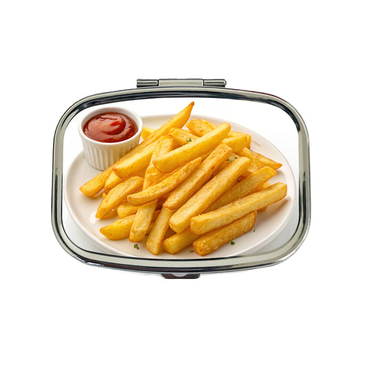 French Fries Ketchup Snack Travel Pill Box Case