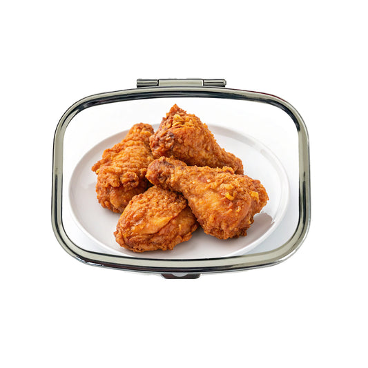 Fried Chicken Wings Travel Pill Box Case