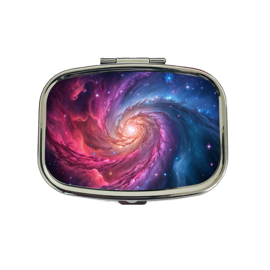 Galaxy Nebula Beautiful Space Stars Travel Pill Box Case