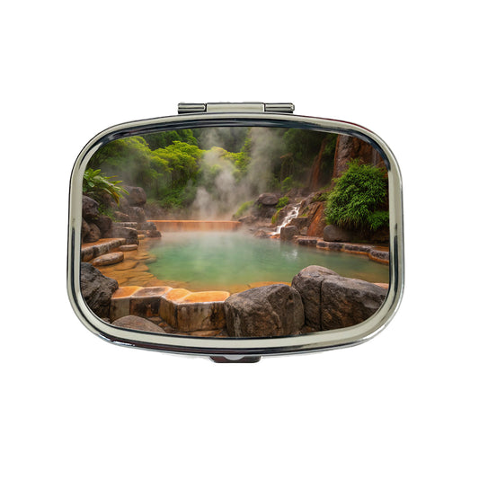 Geothermal Spa Misty Travel Pill Box Case