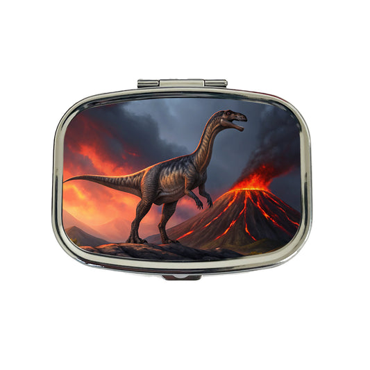 Gigantosaurus Volcano Dinosaur Sauropod Travel Pill Box Case