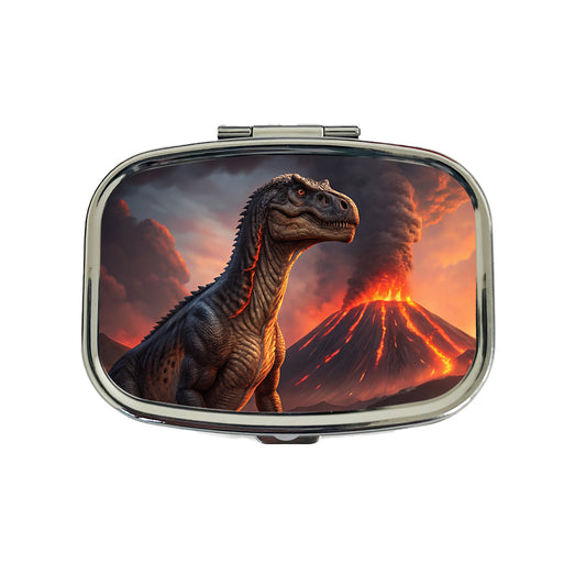Gigantosaurus Volcano Erupting Dinosaur Travel Pill Box Case