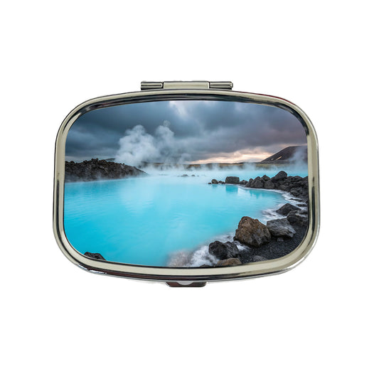 Iceland Blue Lagoon Stunning Travel Pill Box Case