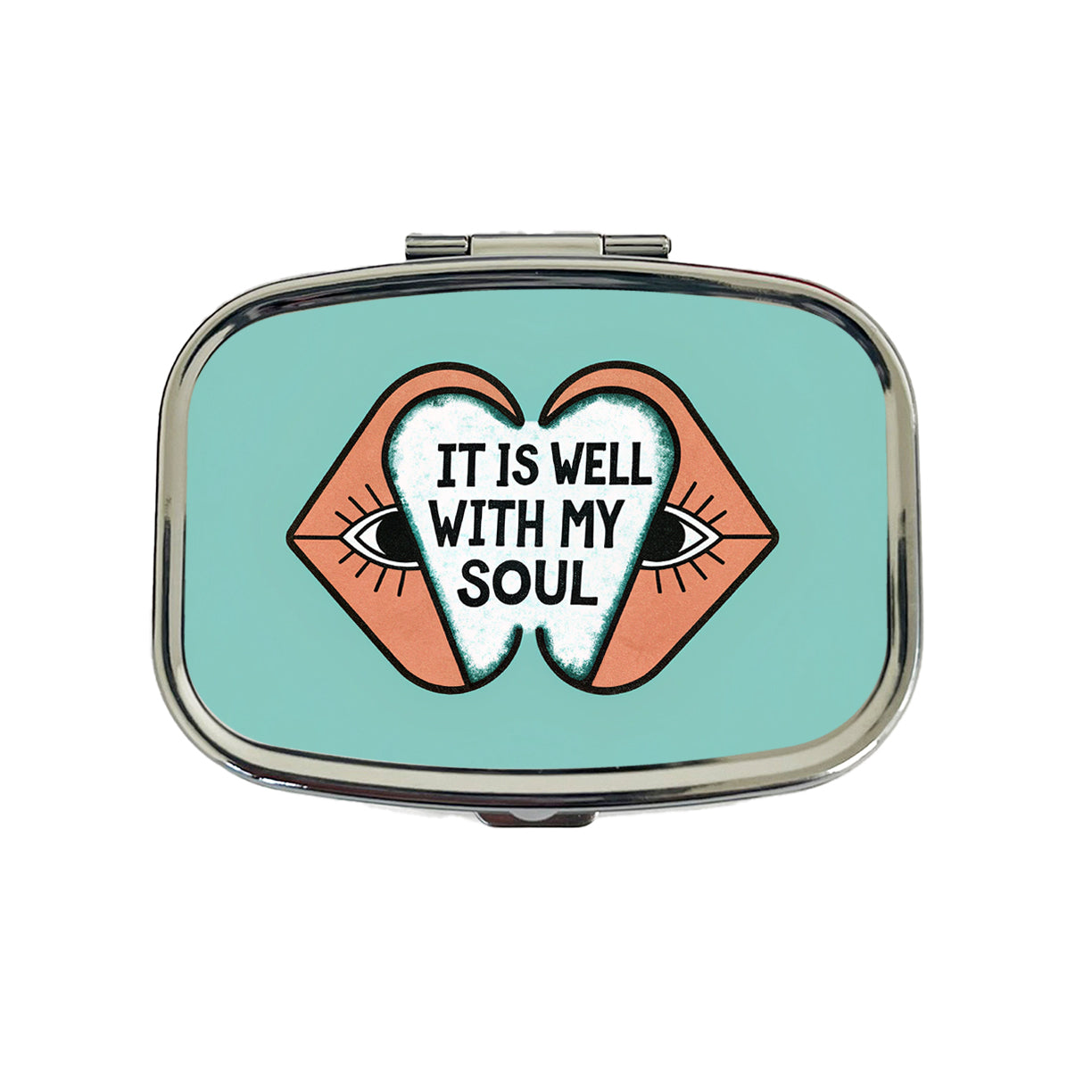 It Is Well With My Soul Bible Verse Travel Pill Box Case