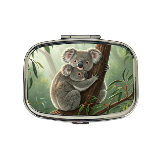 Koala Hug Mom Kid Travel Pill Box Case