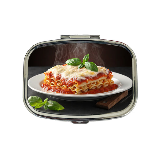 Lasagna Italian Pasta Travel Pill Box Case