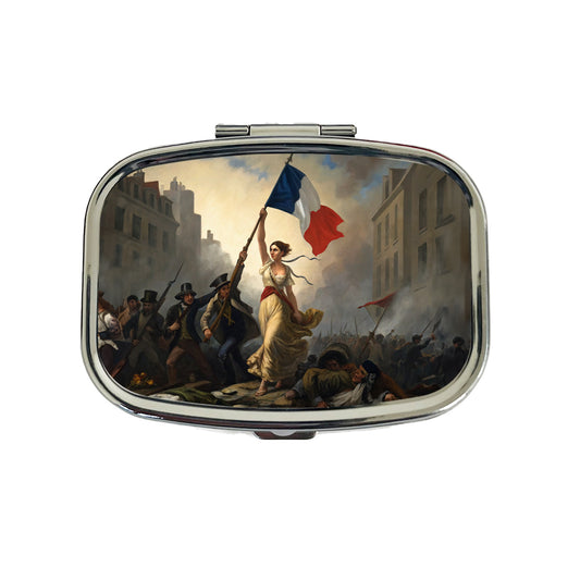 Liberty Leading The People Eugene Delacroix Inspired By Travel Pill Box Case