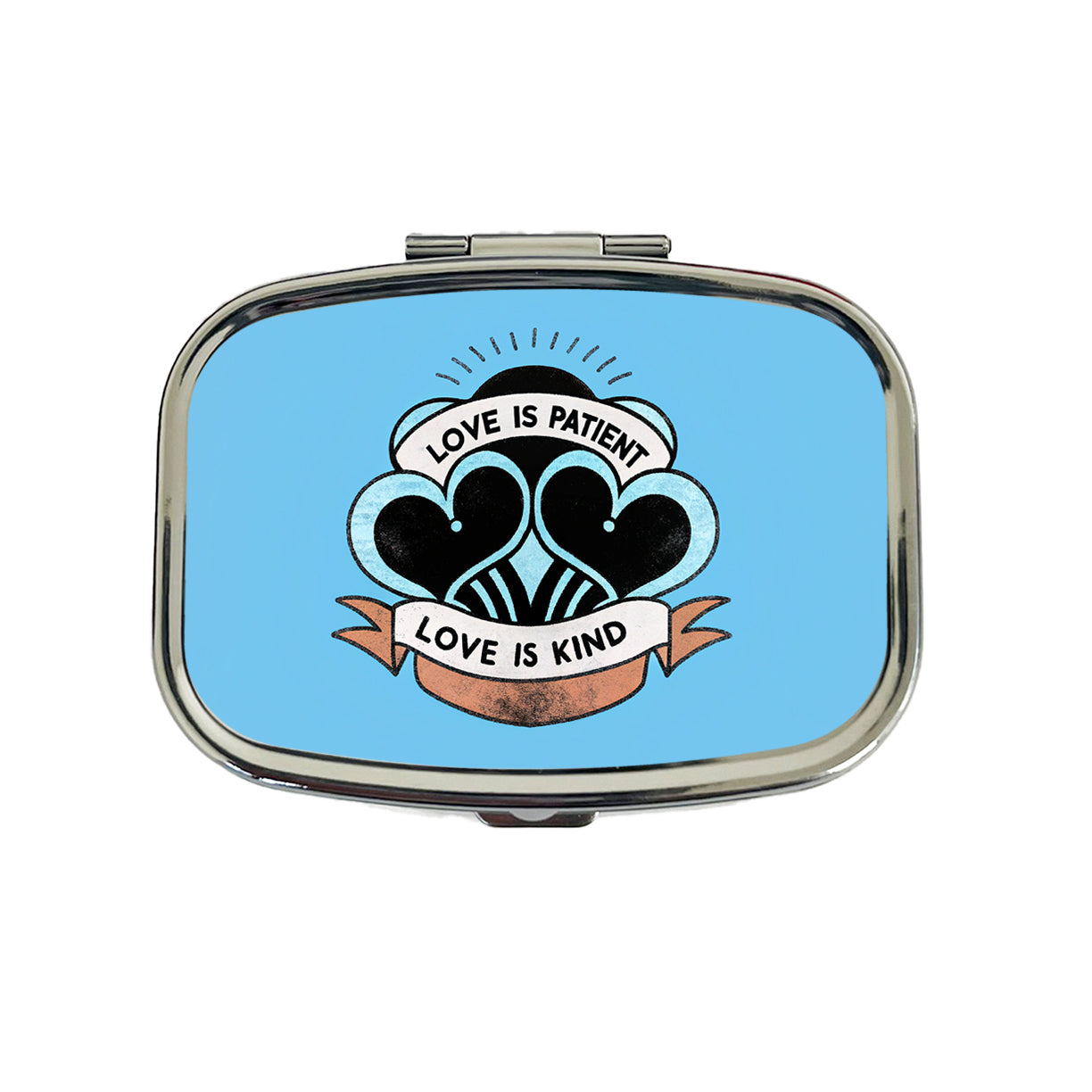 Love Is Patient Love Is Kind Bible Verse Travel Pill Box Case