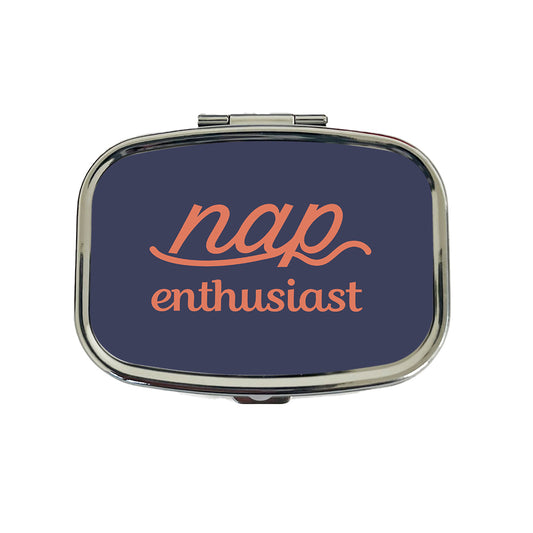 Nap Enthusiast Funny Travel Pill Box Case