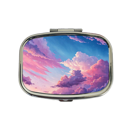 Painterly Sky Anime Travel Pill Box Case