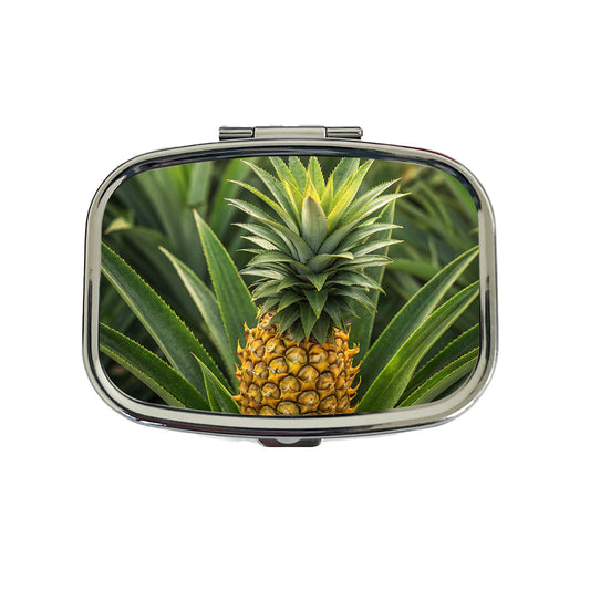 Pineapple Plant Travel Pill Box Case