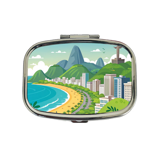 Rio De Janeiro Brazil Travel Cute Travel Pill Box Case