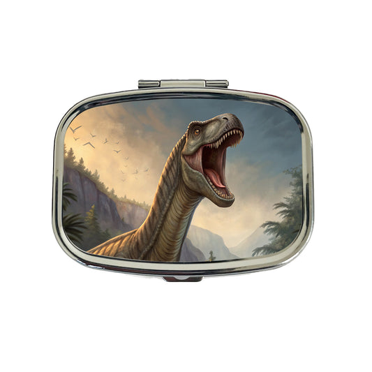 Roaring Argentinosaurus Dinosaur Travel Pill Box Case