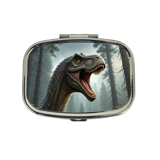 Roaring Brachiosaurus Dinosaur Travel Pill Box Case