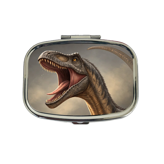 Roaring Diplodocus Dinosaur Travel Pill Box Case