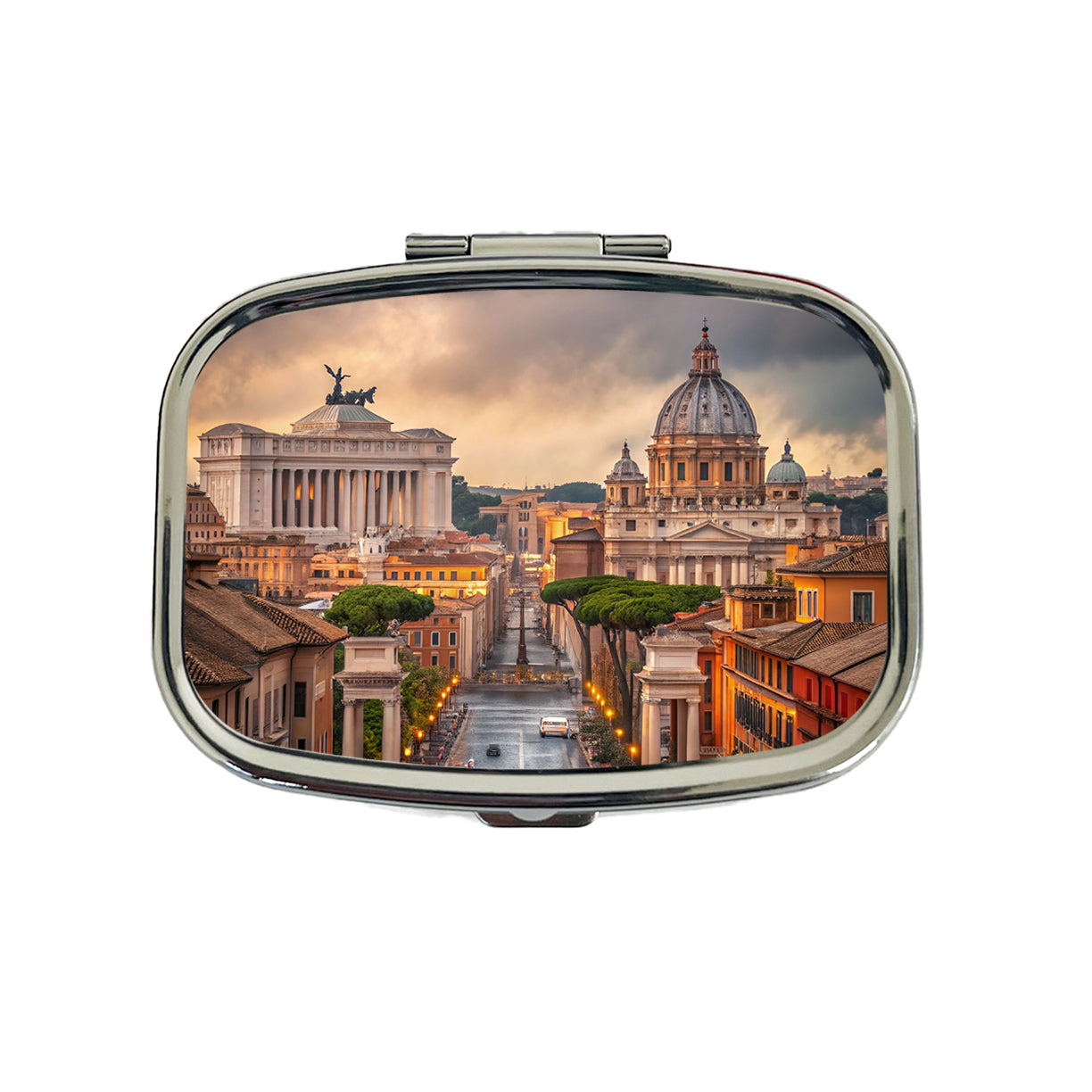 Rome Italy City Beautiful Travel Travel Pill Box Case