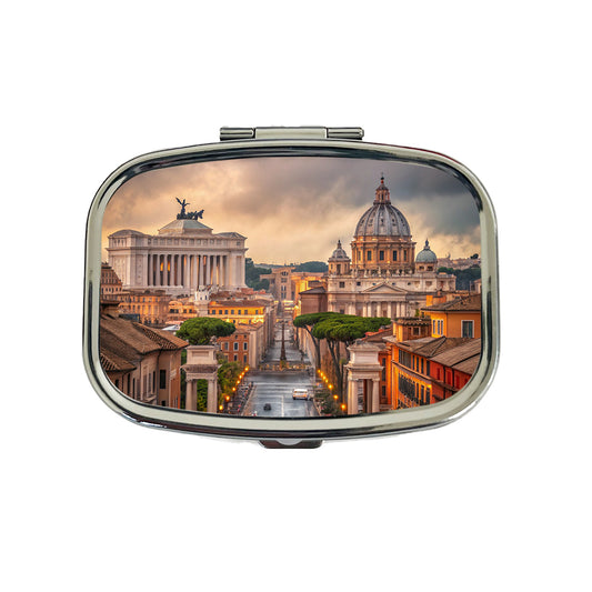 Rome Italy City Beautiful Travel Travel Pill Box Case