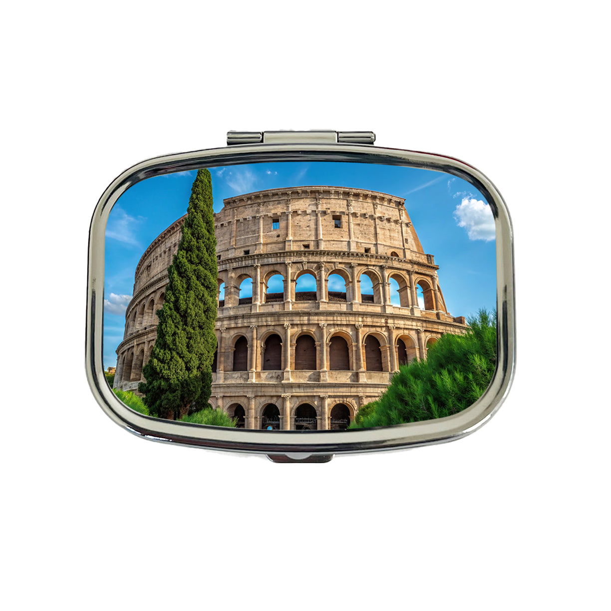Rome Italy Colosseum Travel History Travel Pill Box Case