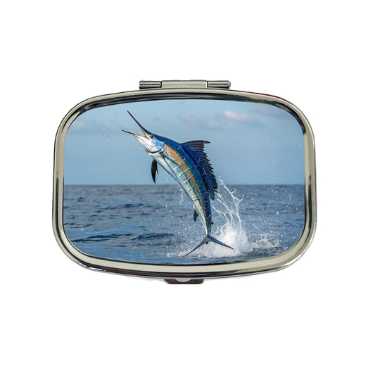 Sailfish Jumping Fishing Travel Pill Box Case