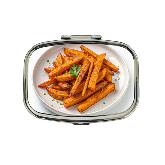 Sweet Potato Fries On Plate Travel Pill Box Case