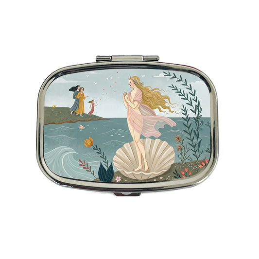 The Birth Of Venus By Sandro Botticelli Inspired Travel Pill Box Case