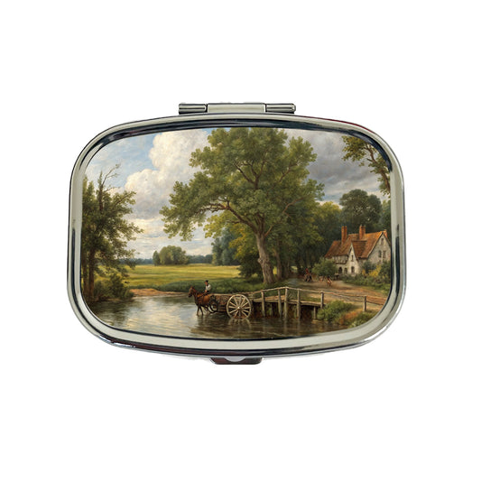 The Hay Wain By John Constable Inspired Travel Pill Box Case