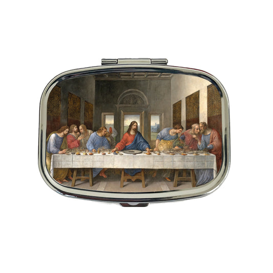 The Last Supper By Leonardo Da Vinci Jesus Inspired Travel Pill Box Case