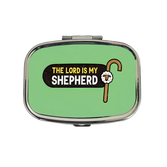 The Lord Is My Shepherd Psalm Bible Verse Travel Pill Box Case