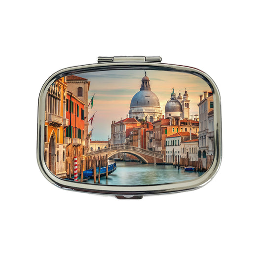 Venice Italy Canal Travel Travel Pill Box Case