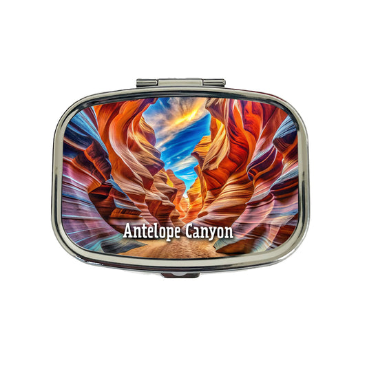 Antelope Canyon Arizona Travel Pill Box Case