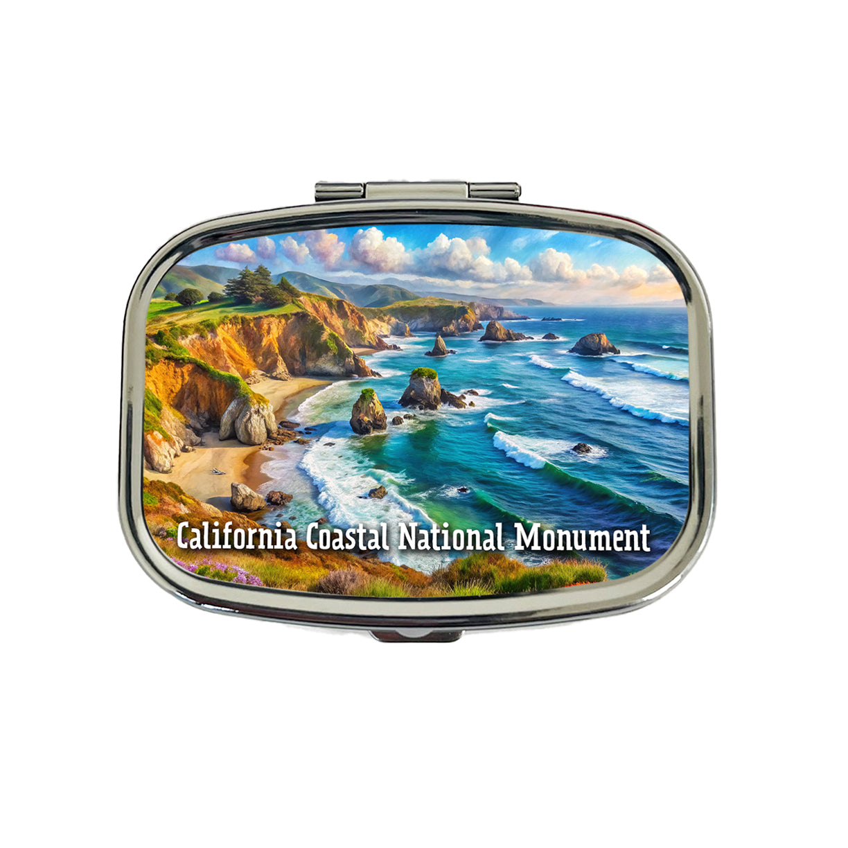 California Coastal National Monument California Travel Pill Box Case
