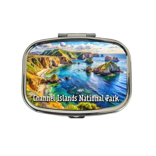 Channel Islands National Park California Travel Pill Box Case